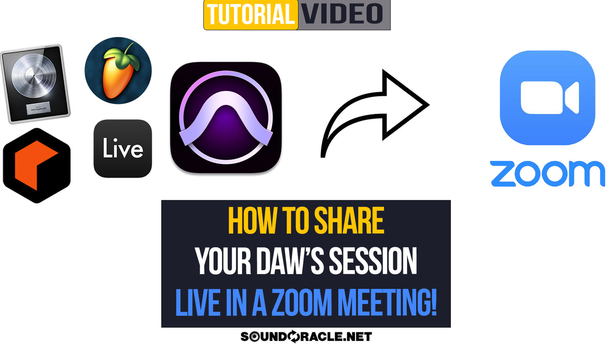 How To Share Your DAW's Zoom Session Live In A Zoom Meeting!