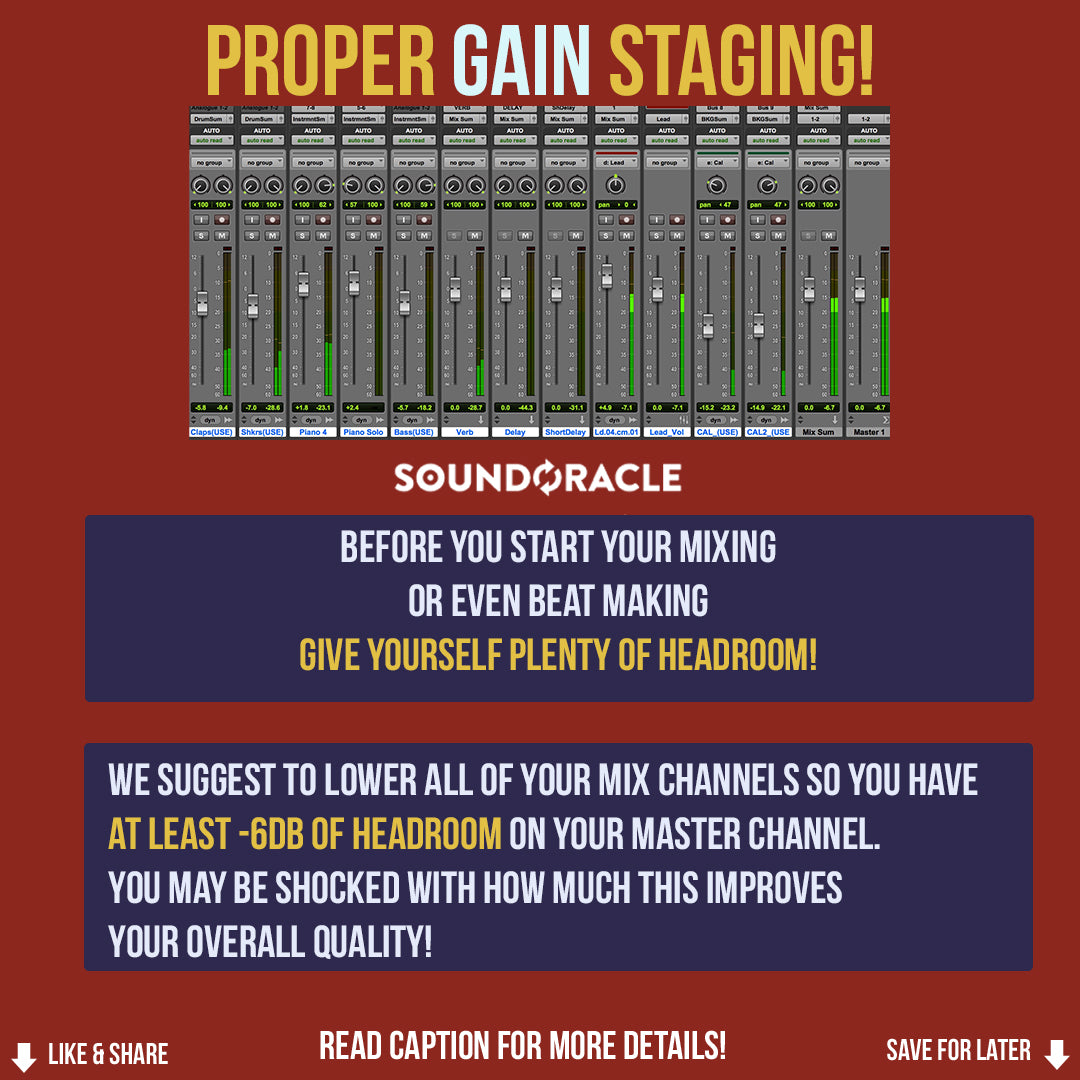 Proper Gain Staging!