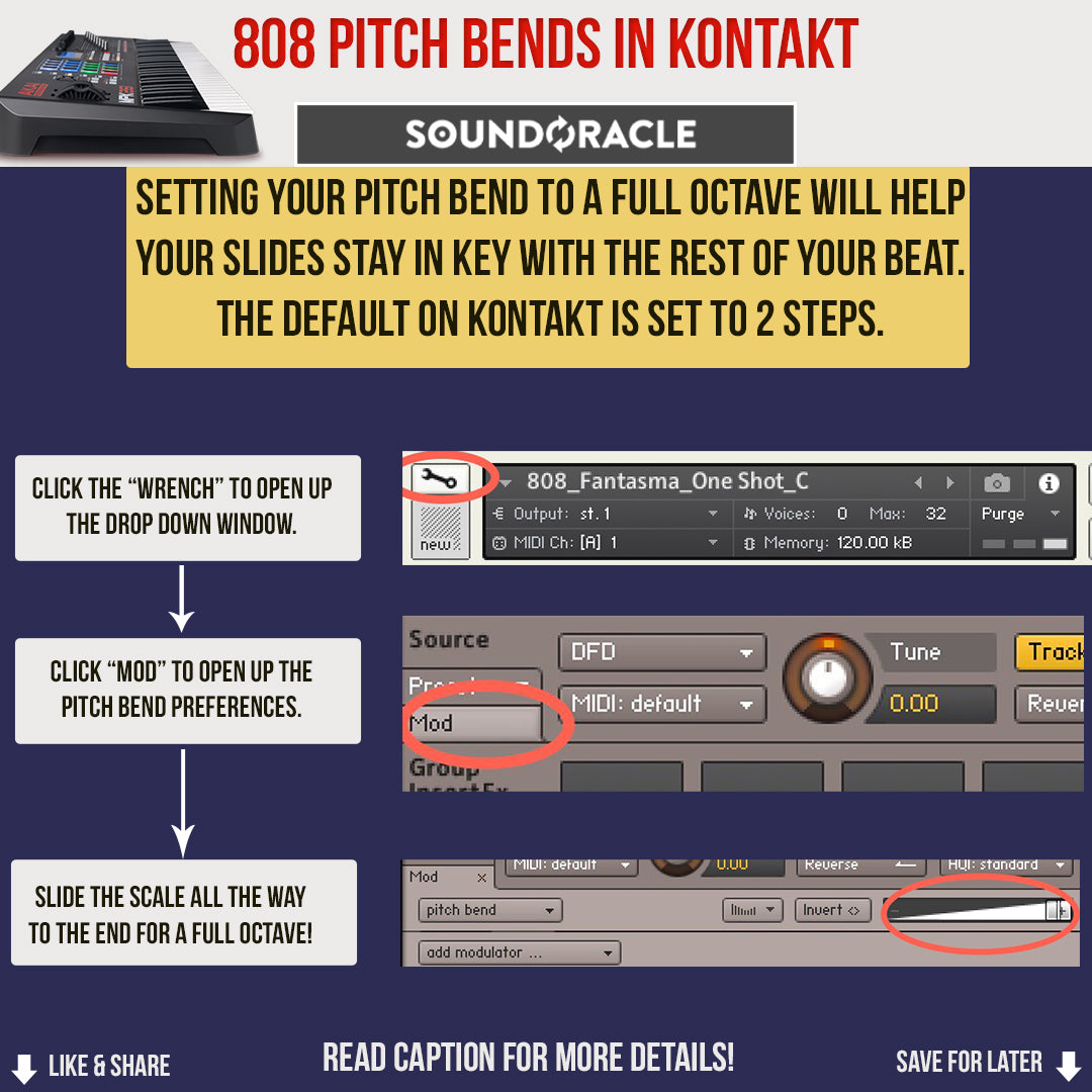 808 Pitch Bends in Kontakt